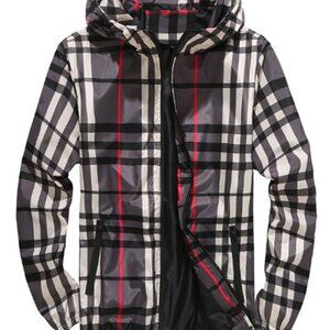 Unisex Plaid Checkered Windbreaker Jacket - Perfect Christmas Gift